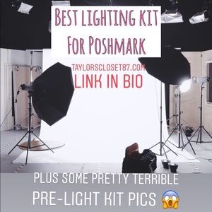 Review of my favorite lighting kit for selling!